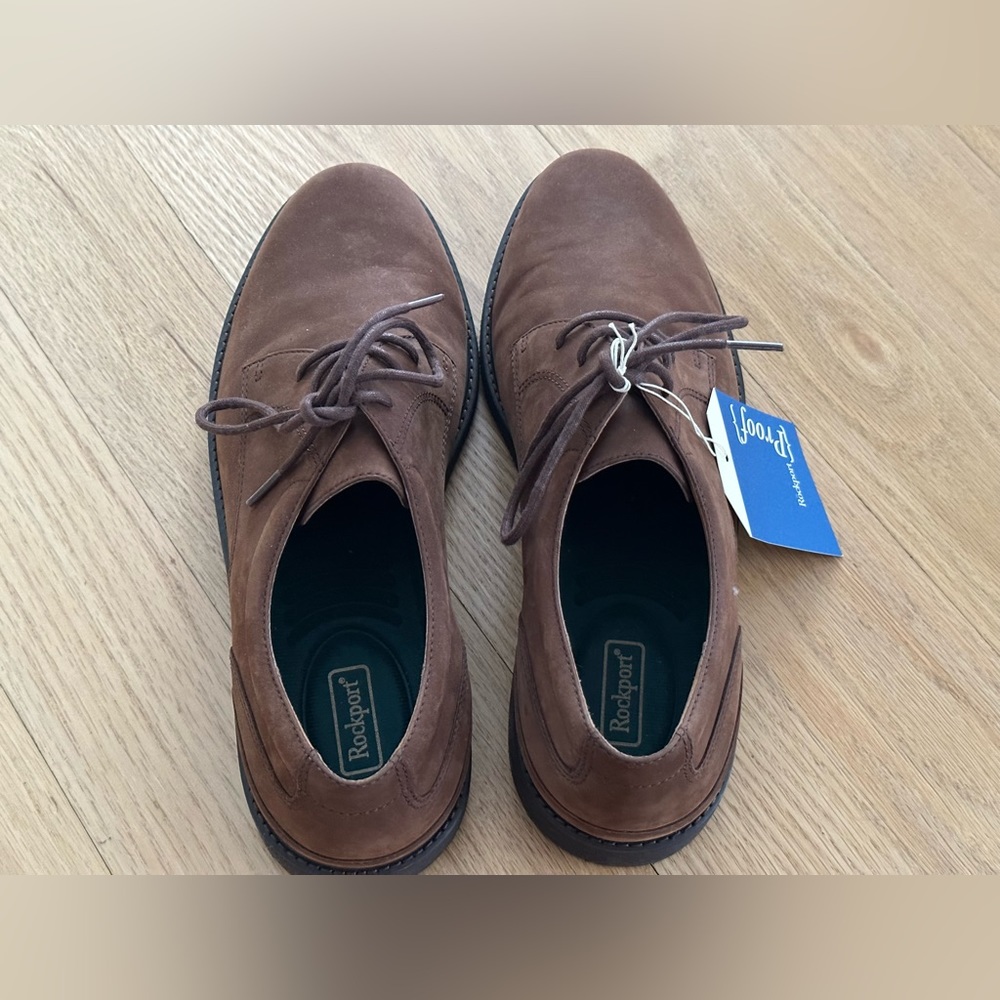 Rockport M1209 Brown Oiled Shoes - Picture 4 of 6